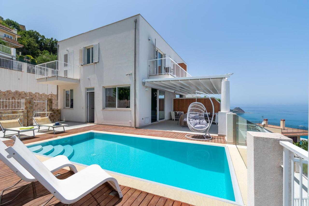 Villas D'Orlando - With Private Pool And Sea View Capo d'Orlando Exterior photo